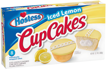 Hostess - CupCakes Iced Lemon 360g